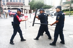 四川省体育馆项目应急处突战术性组合培训